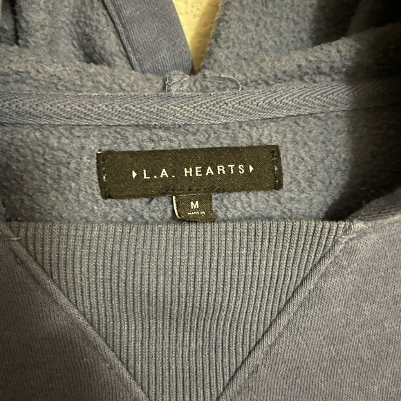 L.A. Hearts Pacsun Lightweight Hoodie size MEDIUM blue - Picture 5 of 5
